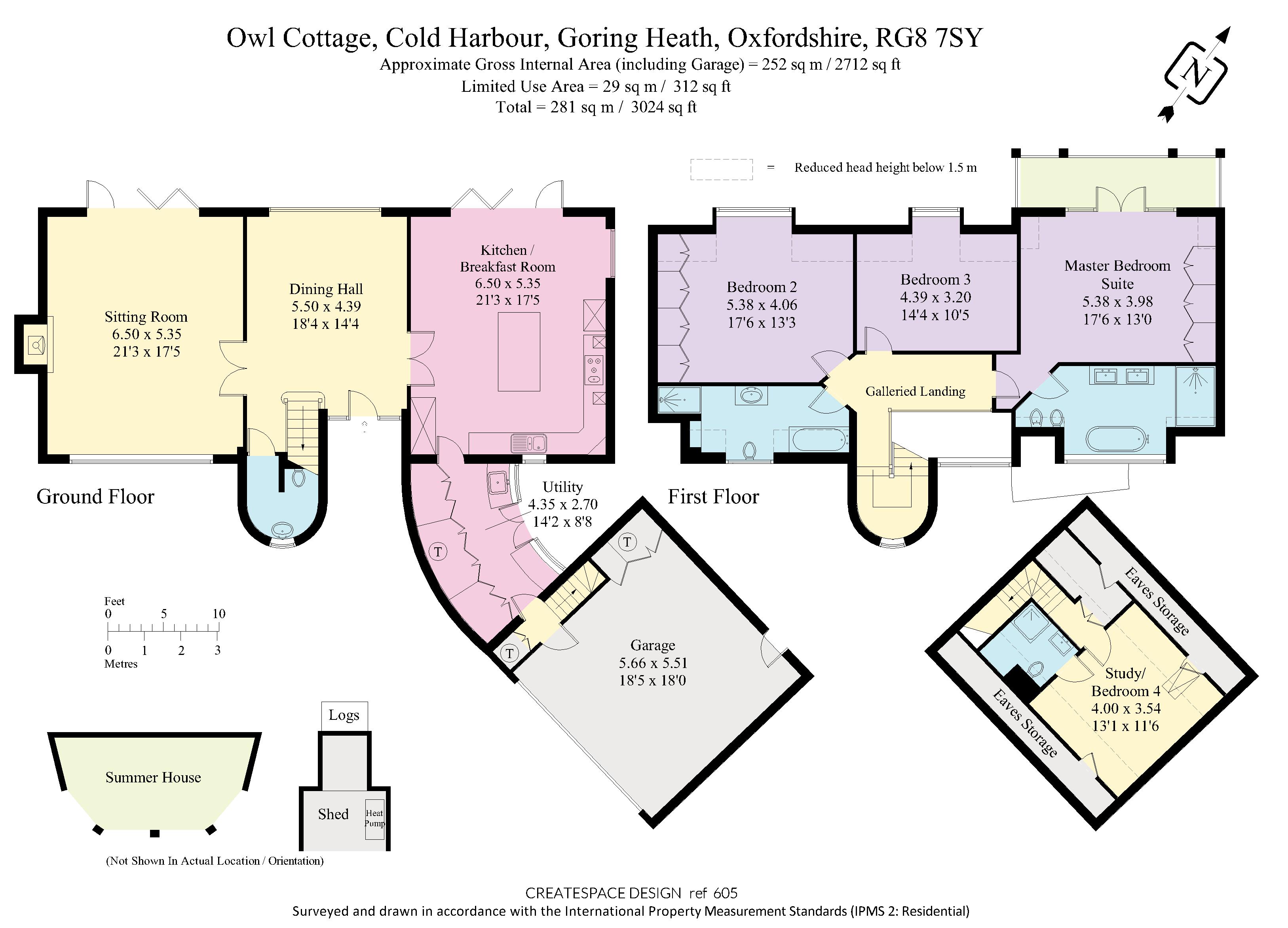 Owl Cottage, Coldharbour floorplan