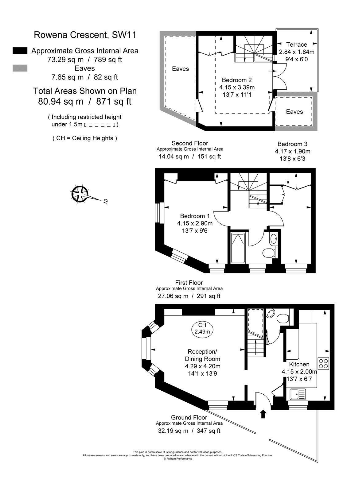 37, Rowena Crescent, London floorplan