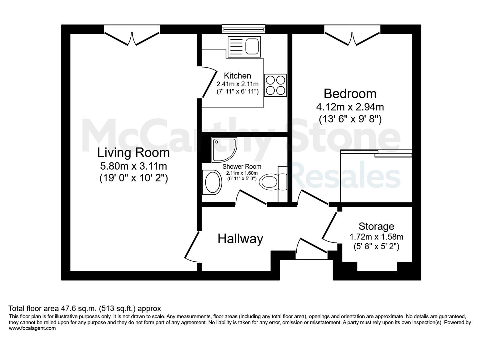 31 Brooke Dene Court, Serpentine Road, Cleckheaton floorplan
