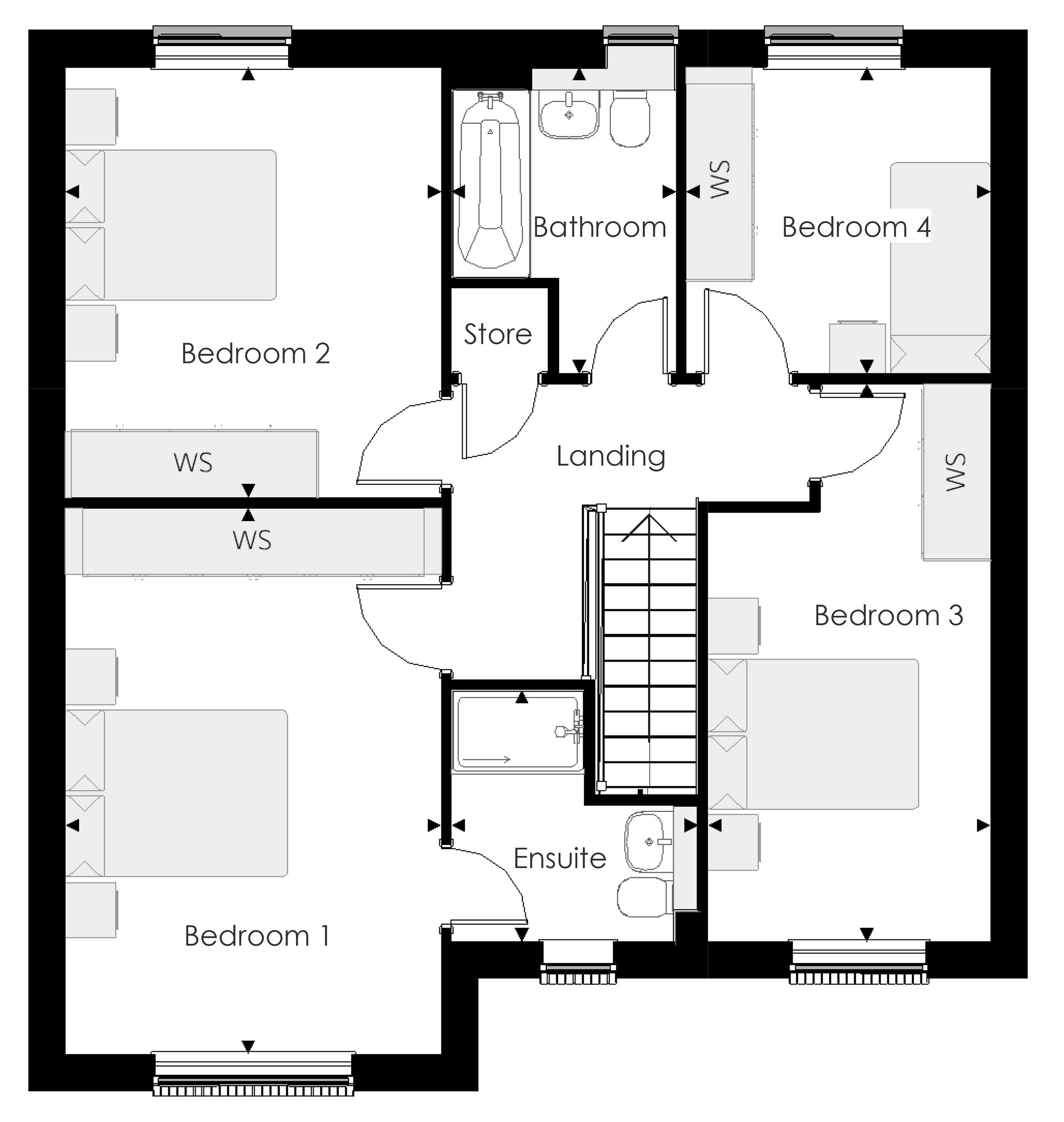 41, Orton Lane, Wombourne floorplan