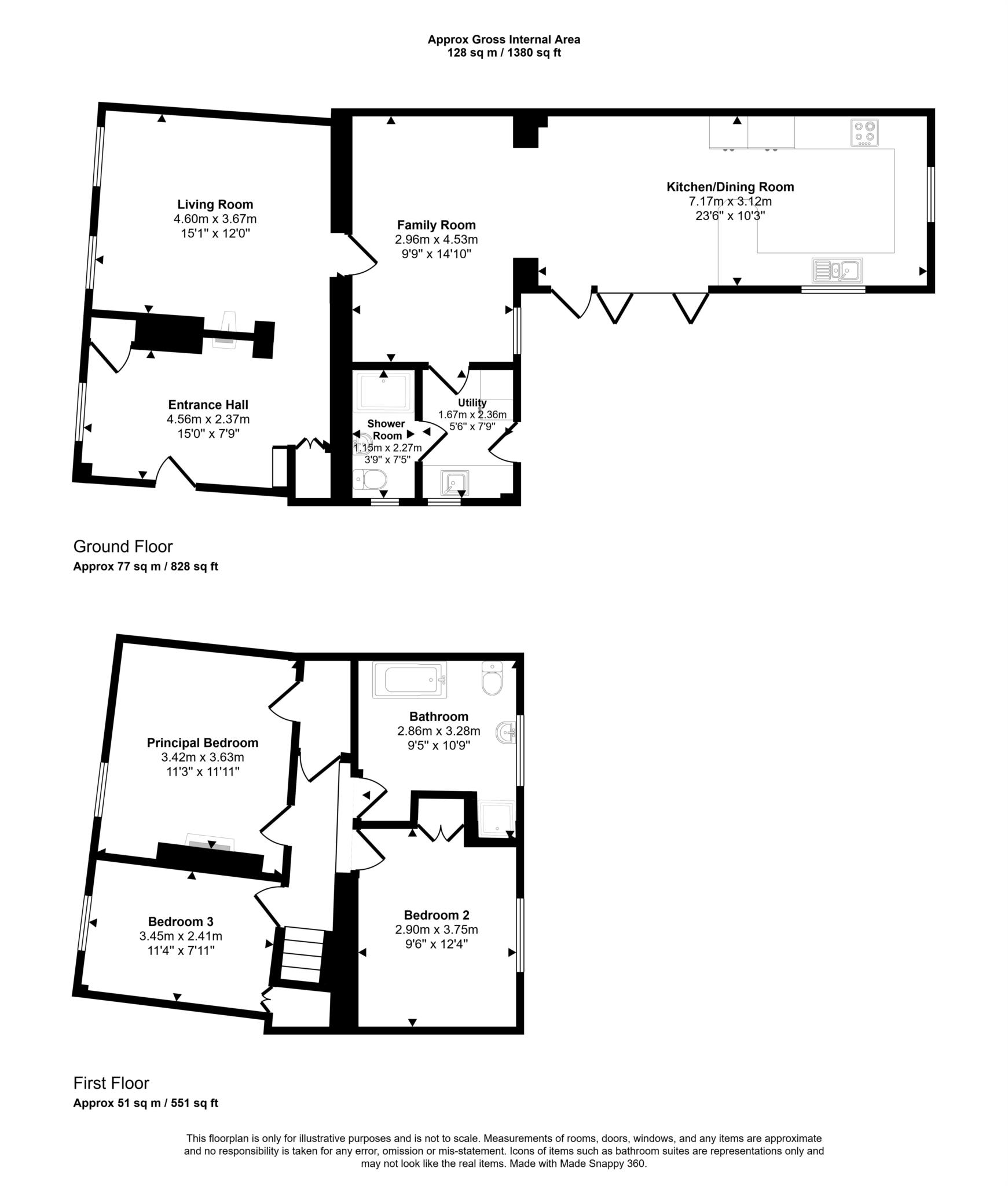 Ashstead Cottage, Nup End, Gloucester floorplan