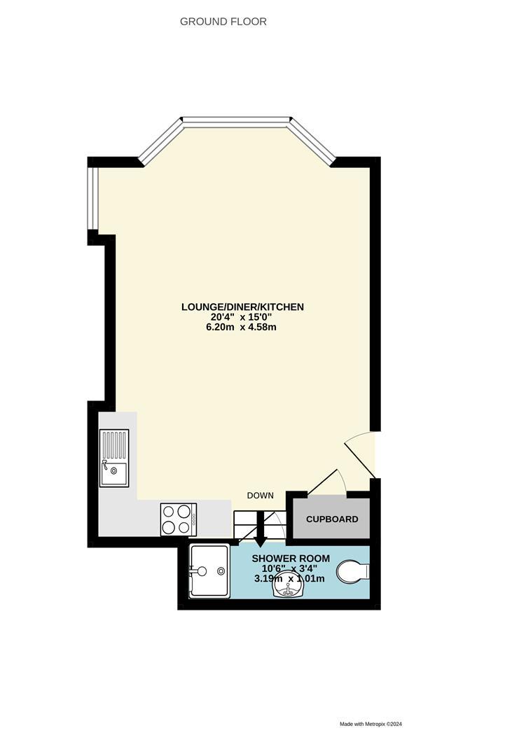 Flat 2, 4 Enys Road, Eastbourne floorplan