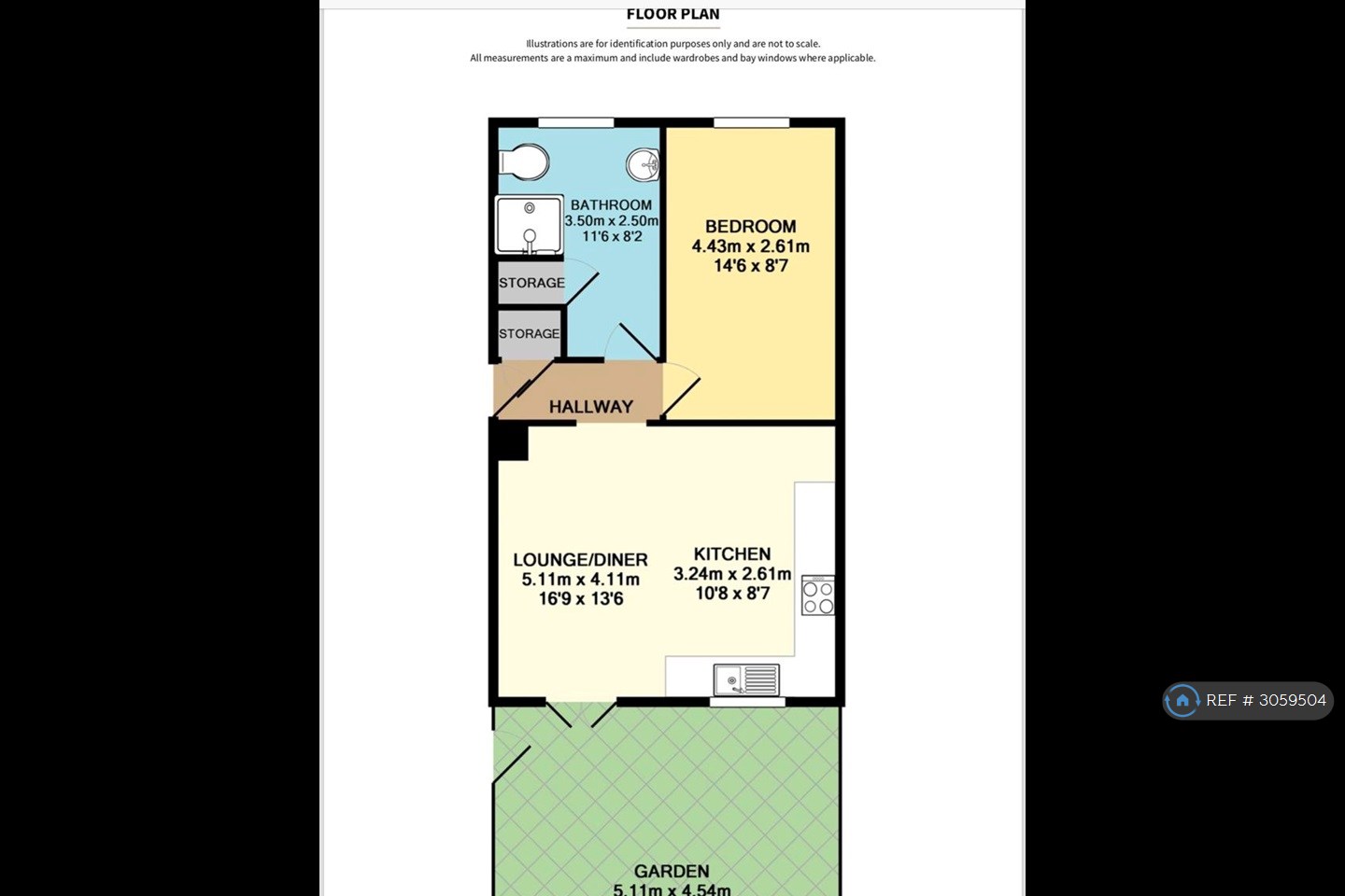 Bishops Way, London floorplan