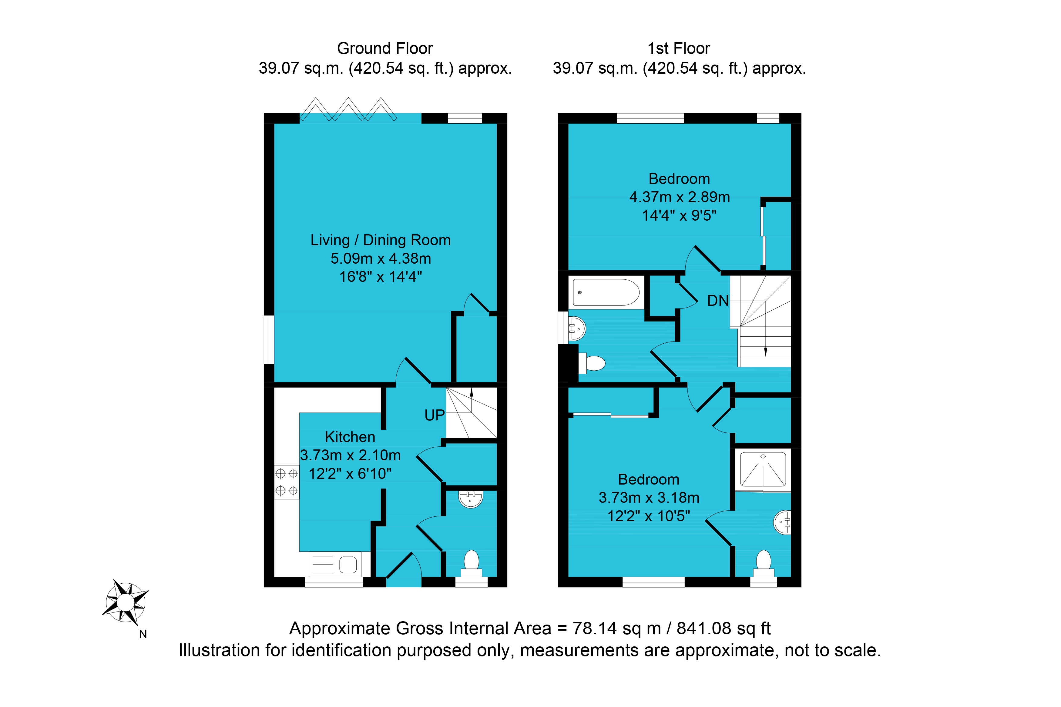 21, Bristol Gardens, East Sussex floorplan