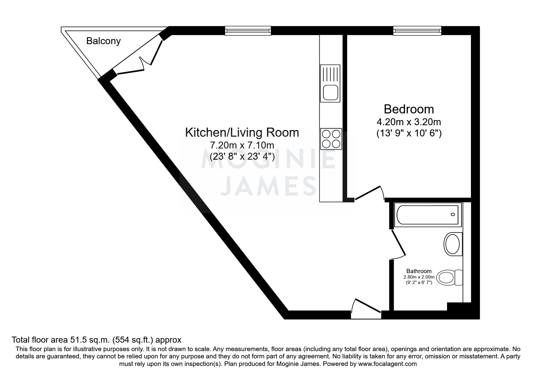 8 City Lofts, Crwys Road, Cardiff floorplan