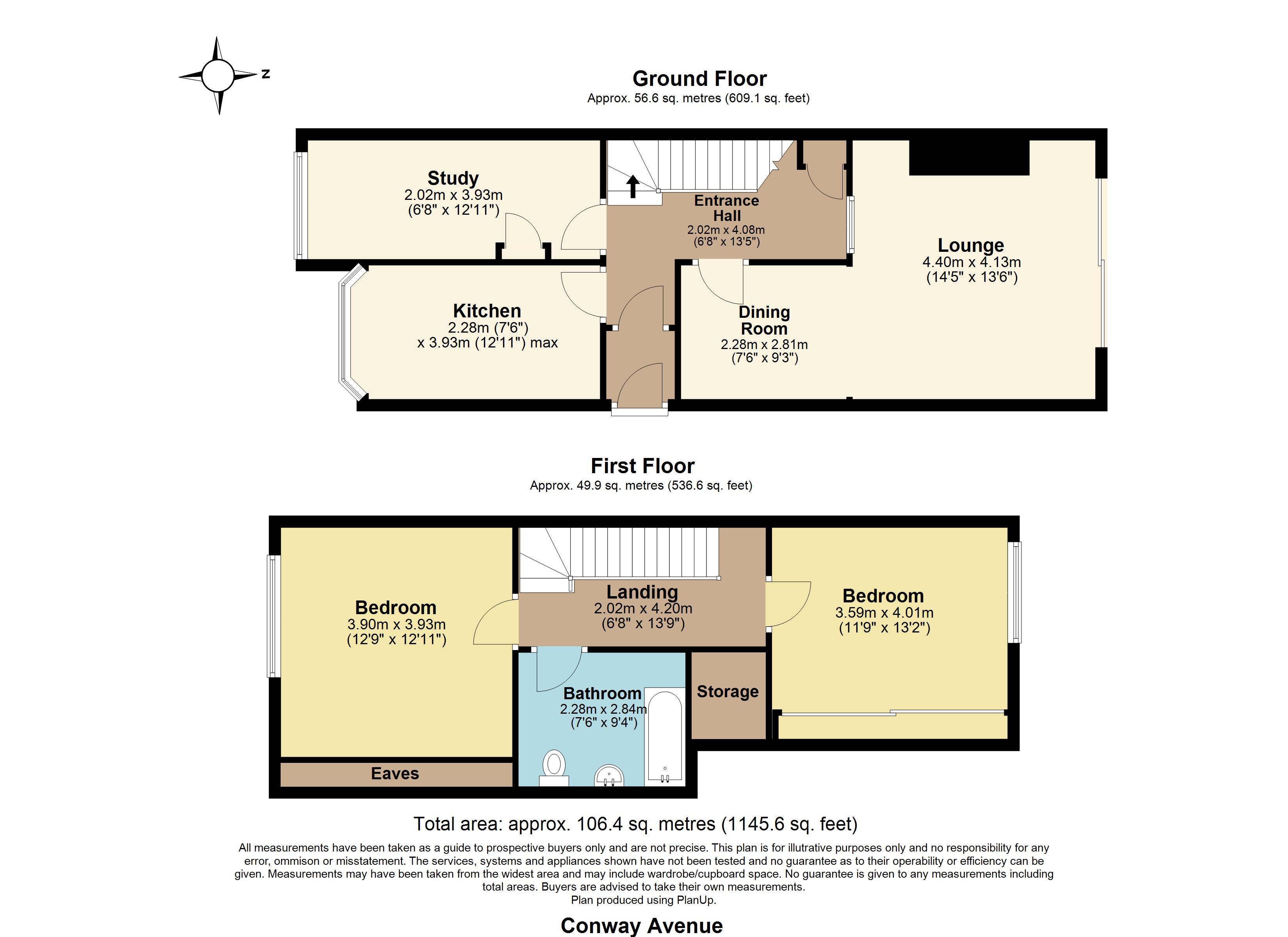 22, Conway Avenue, Southend-on-Sea floorplan