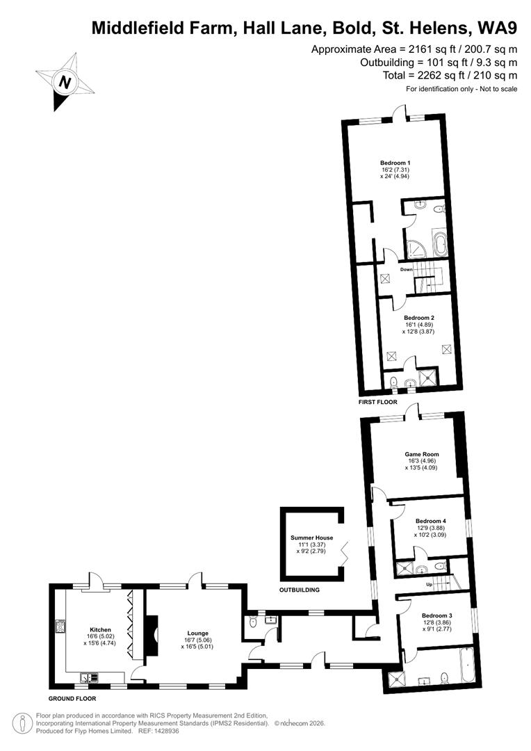 4 Middlefield Farm, Hall Lane, St. Helens floorplan