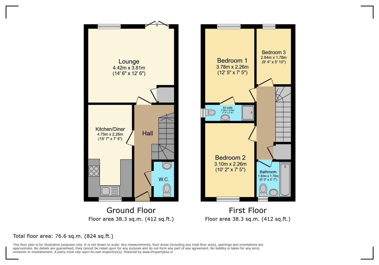 9, The Hedgerows, Goole floorplan