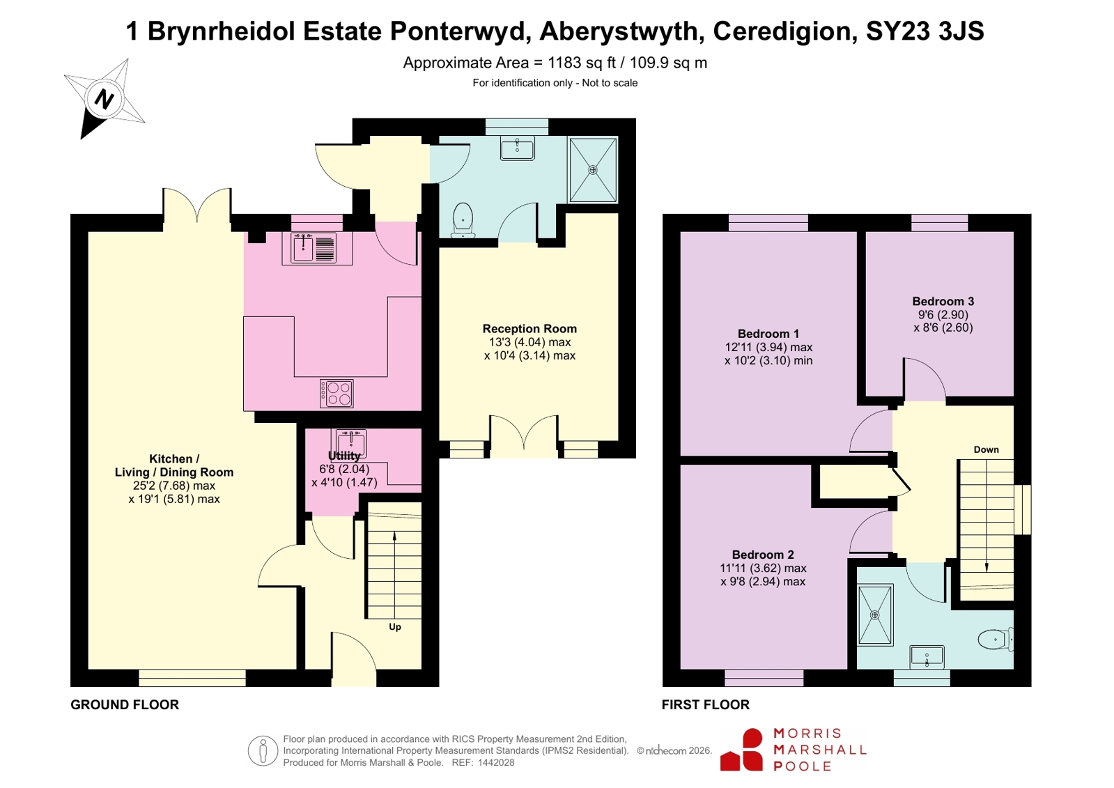 1 Brynrheidol Estate,, Ponterwyd, Ceredigion floorplan