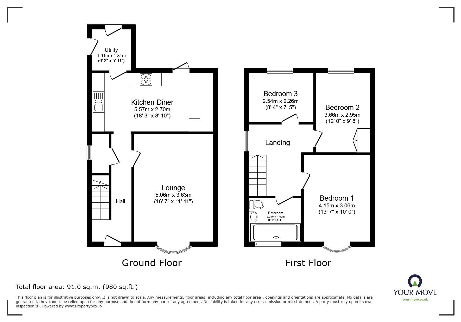 37, Park Avenue, Lincolnshire floorplan