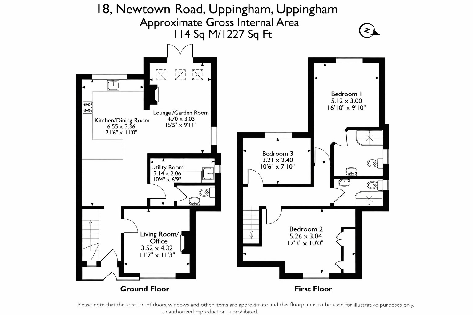 18, Newtown Road, Oakham floorplan