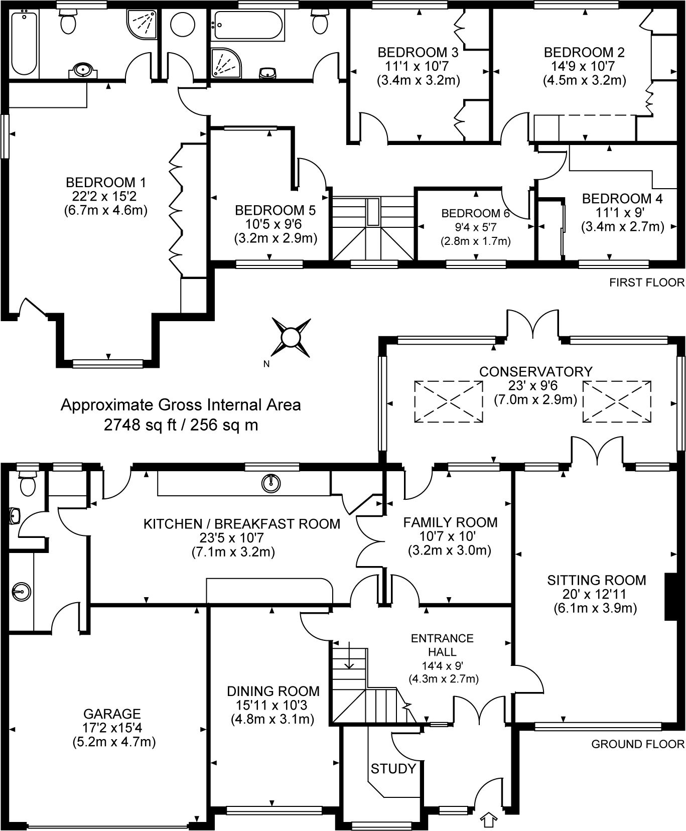 Keswick Road, Leatherhead floorplan