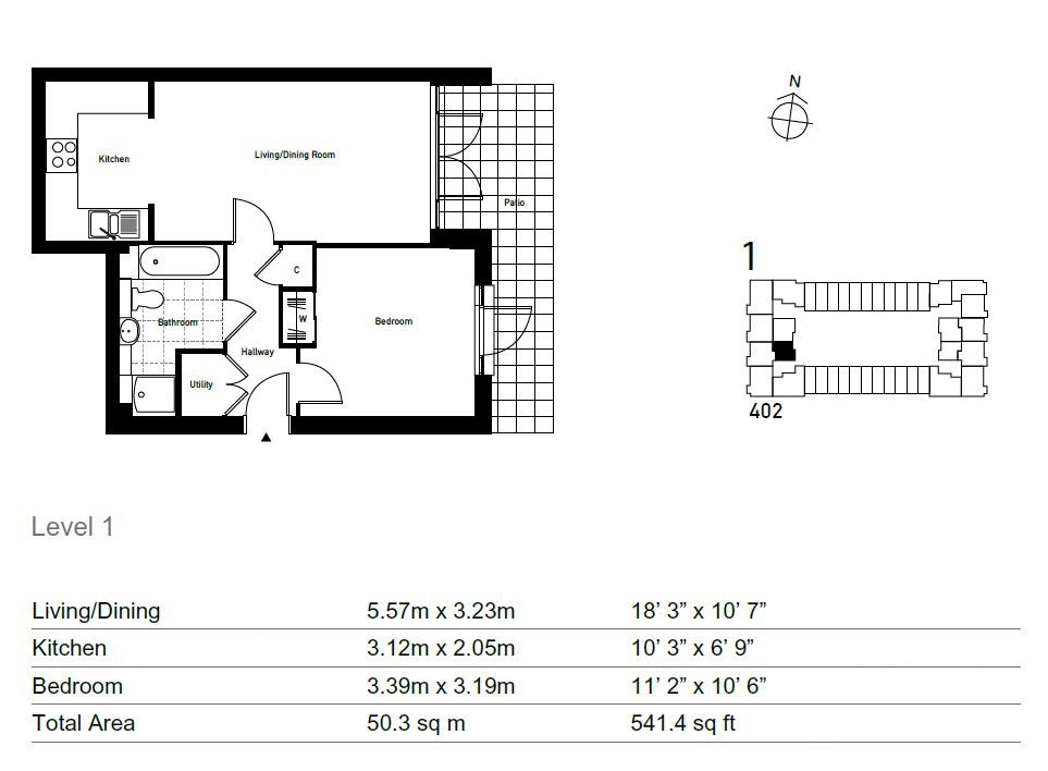 Samuel Street, London floorplan