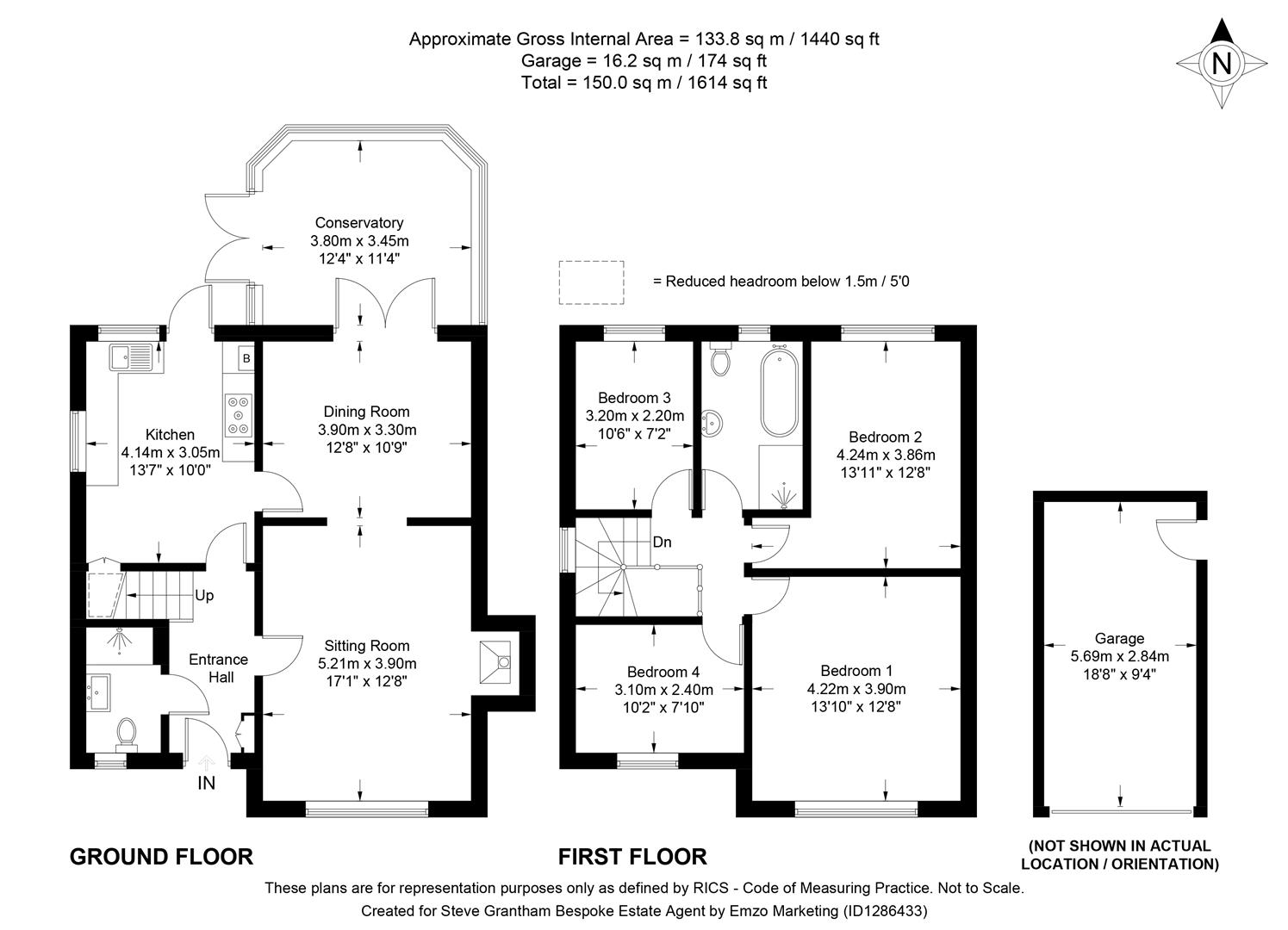 11, Lychgate Drive, Horndean floorplan