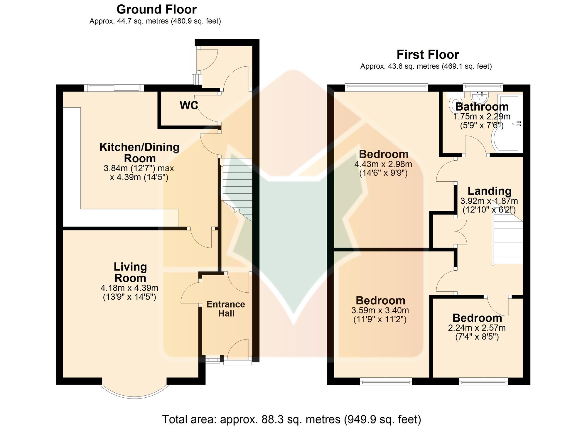 42 Day Close, Scunthorpe floorplan