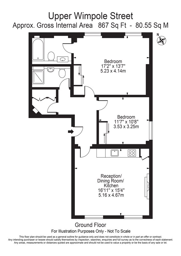 2 Bedrooms Flat to rent in 1 Upper Wimpole Street, London W1G