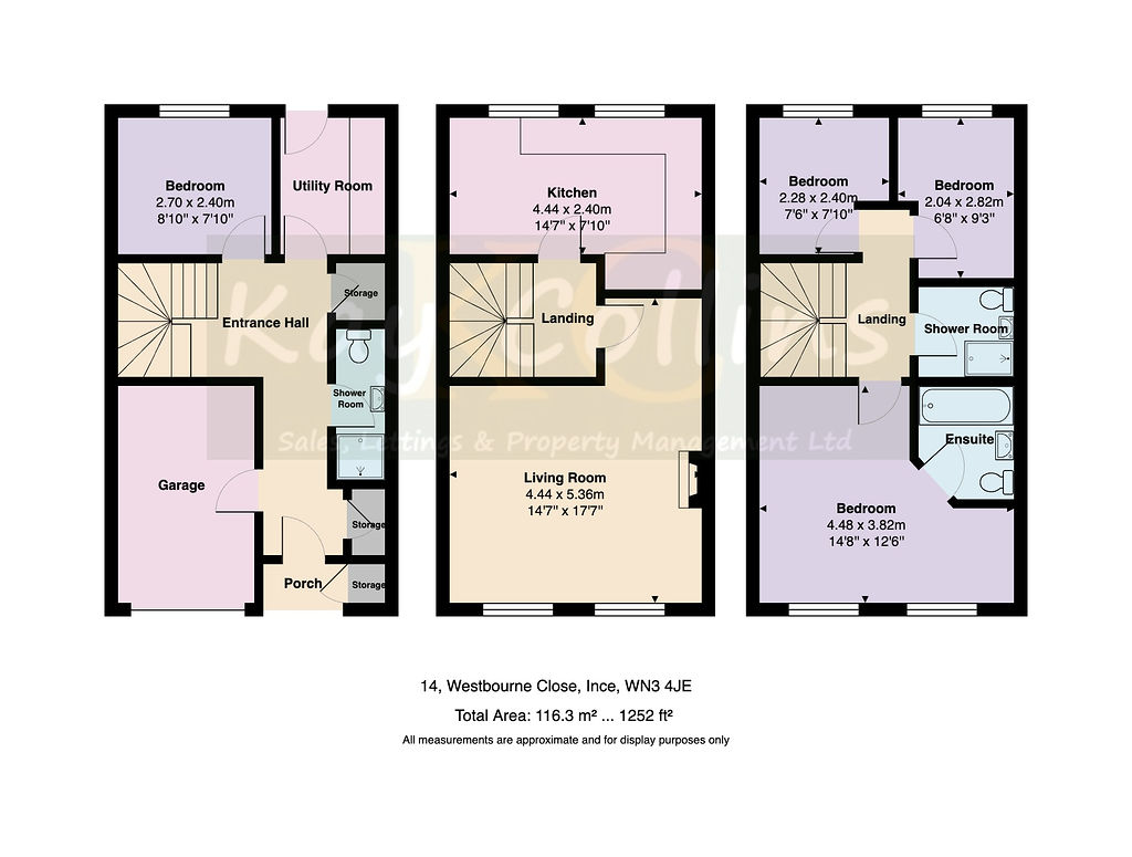 14, Westbourne Close, Ince In Makerfield floorplan
