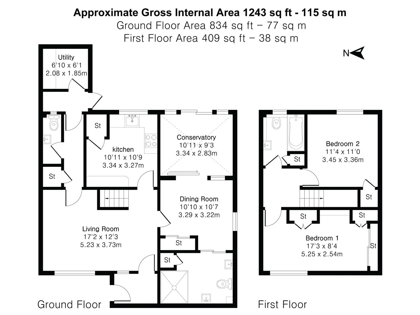 Waddelow Road, Cambridge floorplan
