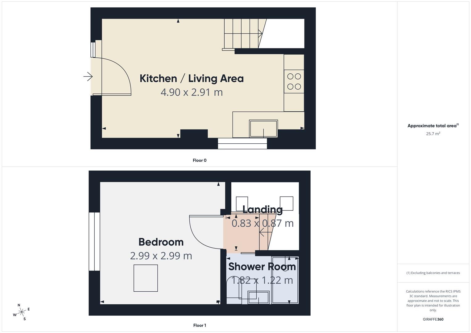 1, Brookfield Villas, Brookfield Place, Ilfracombe floorplan