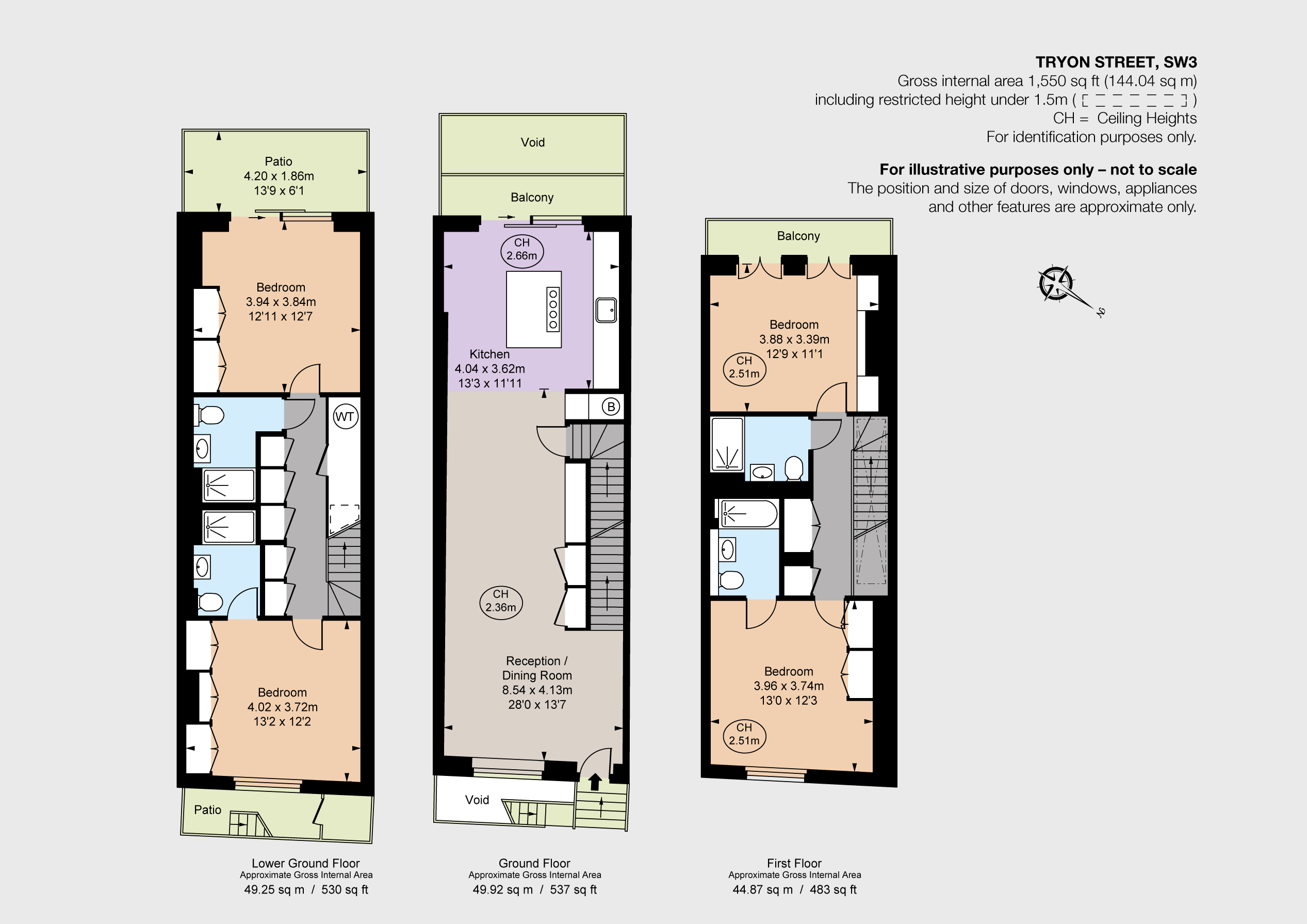 25, Tryon Street, London floorplan