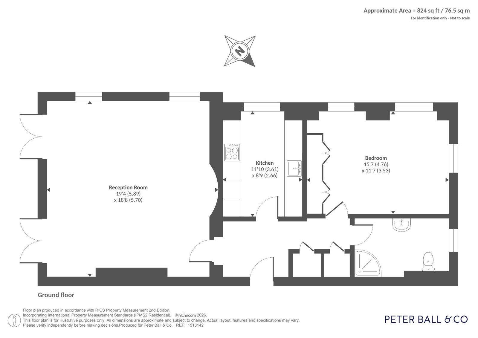 Flat 12,, Hatherley Court, Cheltenham floorplan