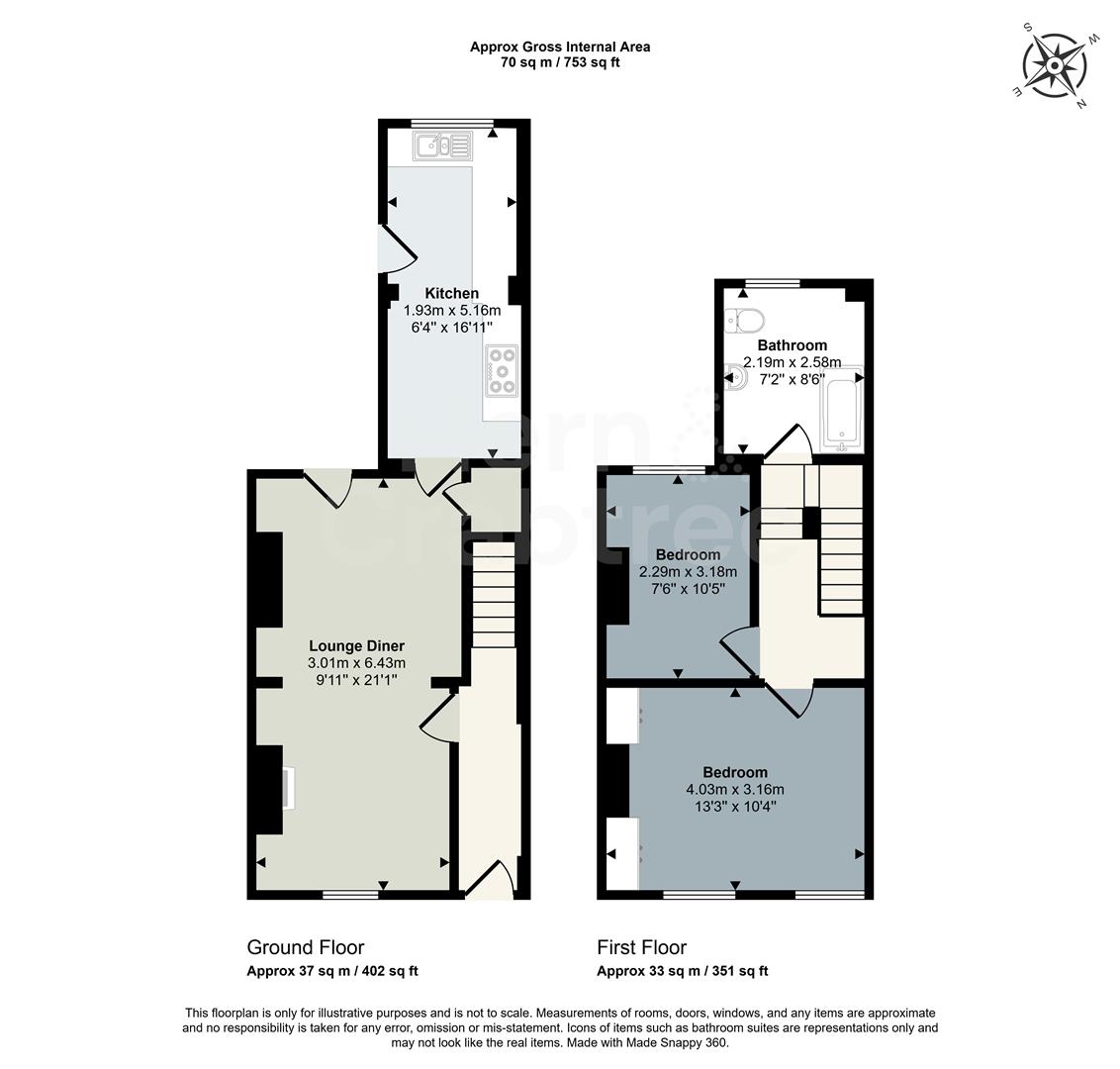 21, Andrews Road, Cardiff floorplan