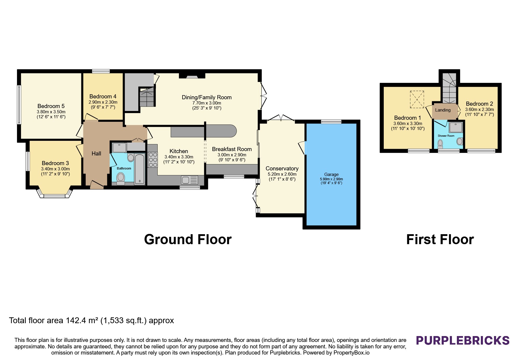69, High Howe Lane, Bournemouth floorplan