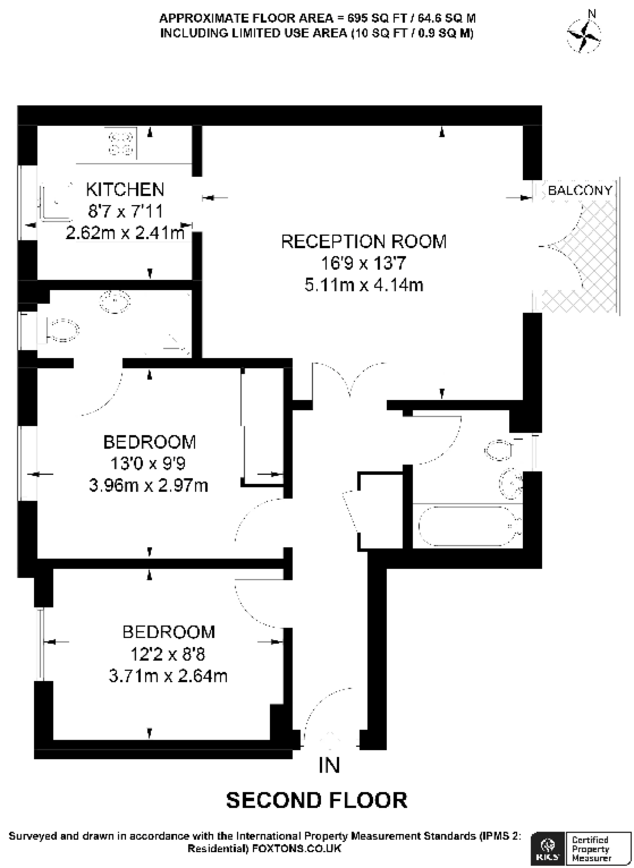Lichfield Gardens, Richmond floorplan