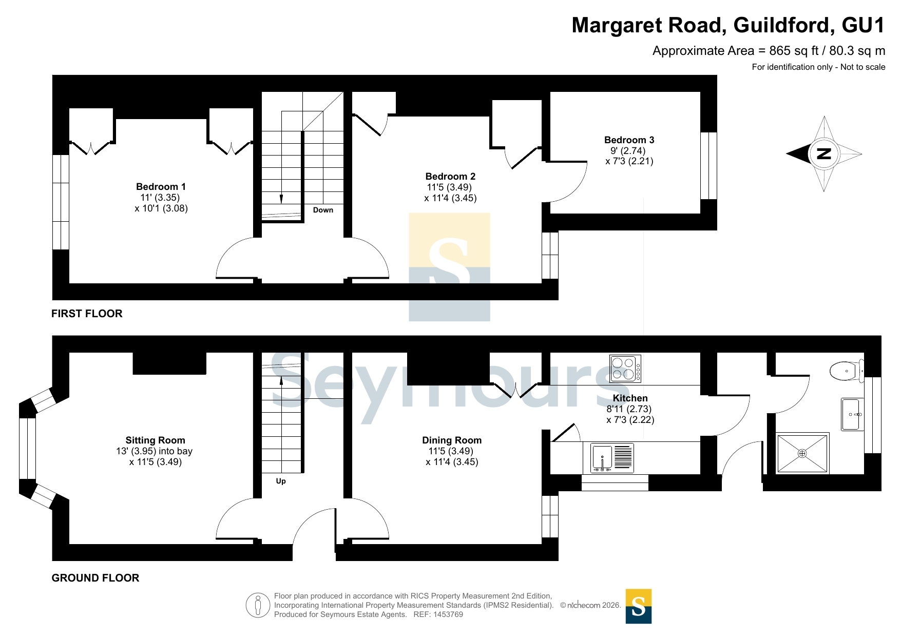 9, Margaret Road, Surrey floorplan