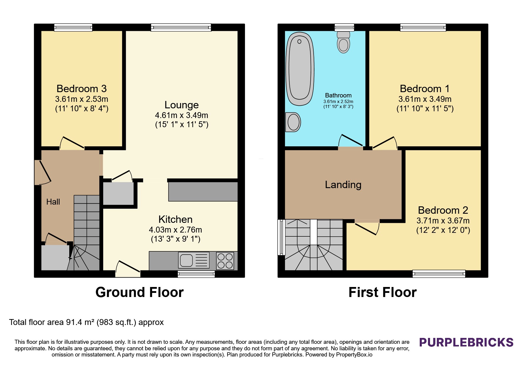 Martins Way, Ledbury floorplan