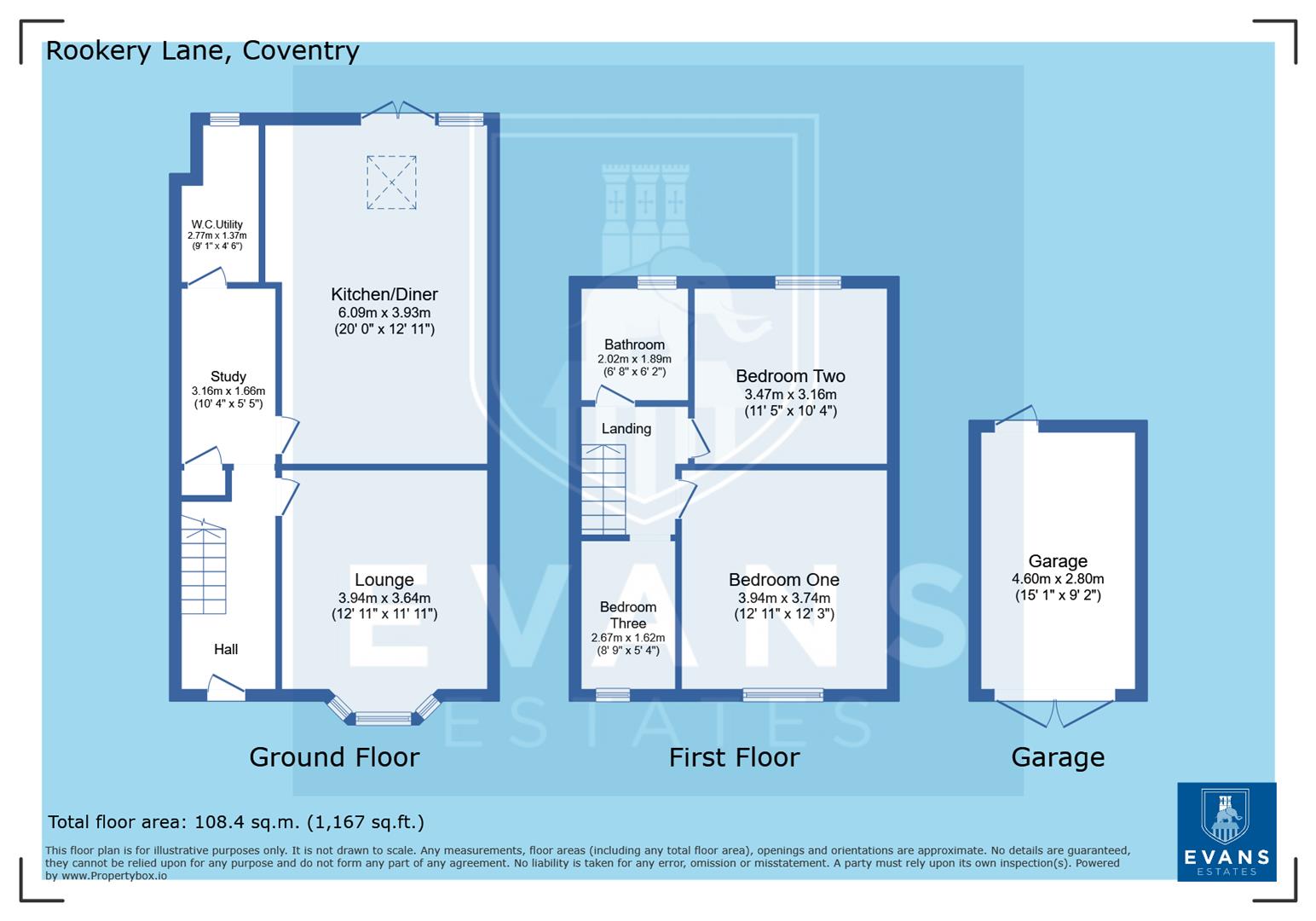 11, Rookery Lane, Coventry floorplan