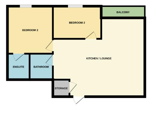 Apt 62, Milliners Wharf, Manchester floorplan