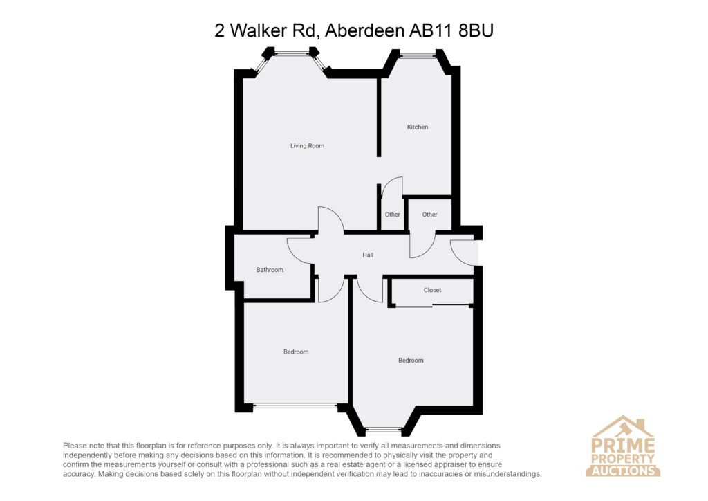 Top Floor Left, 2 Walker Road, Aberdeen floorplan