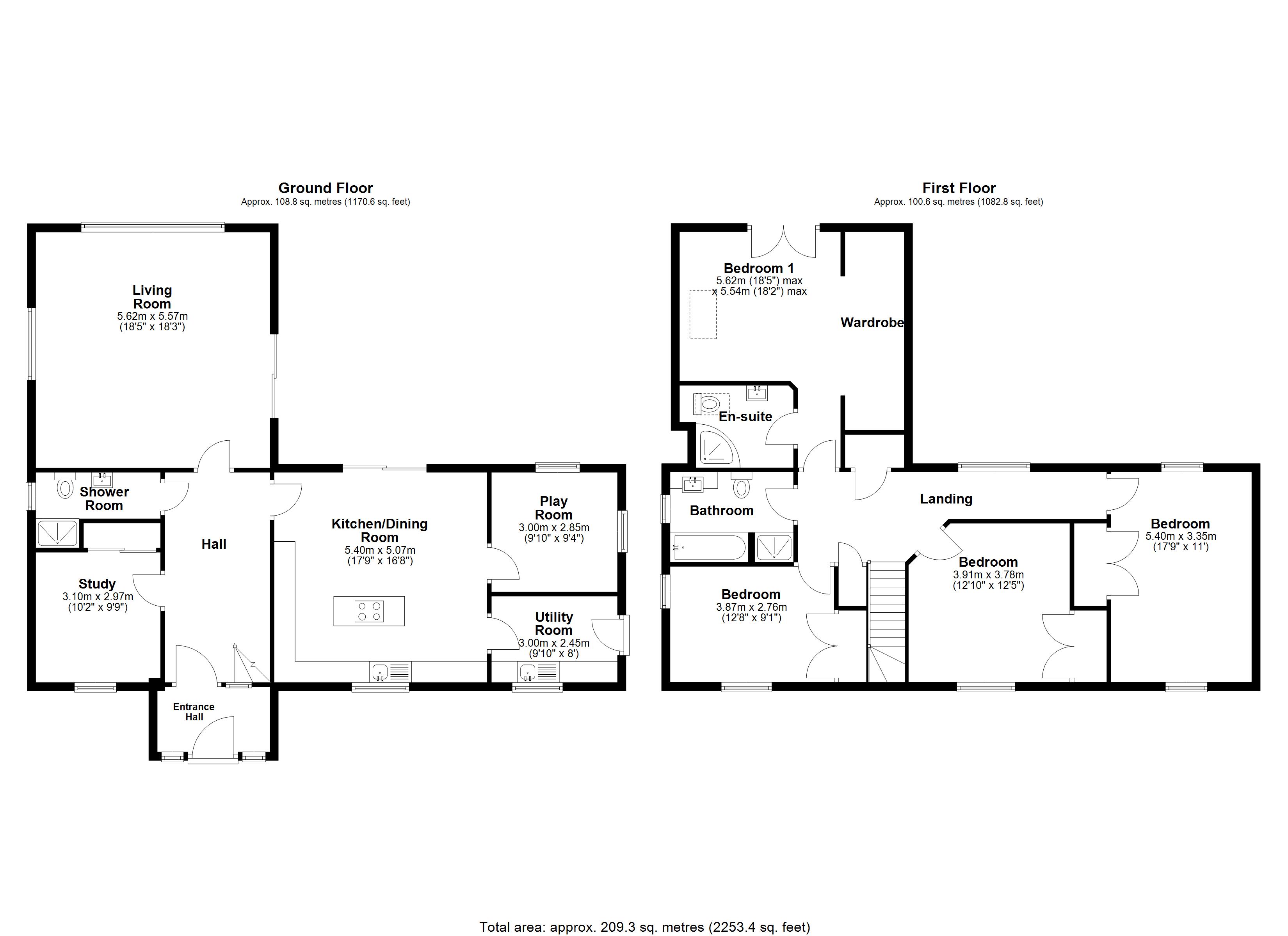 Harefield House,, Fishponds Lane, Holbrook floorplan