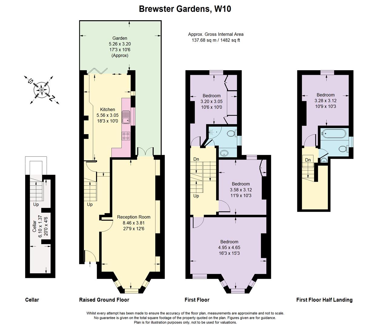Brewster Gardens, London W10, 4 bedroom property for sale 64965801