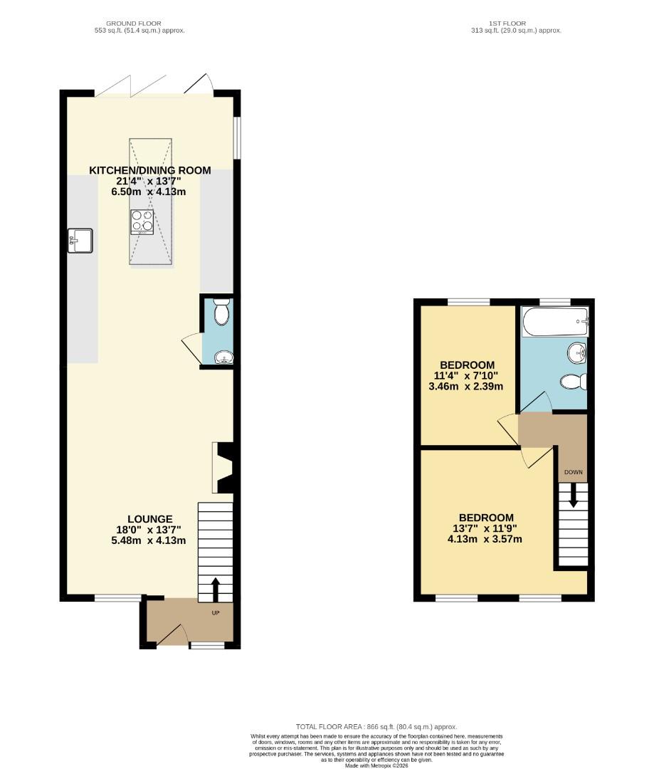 2 The Green, Cheddington Road, Leighton Buzzard floorplan