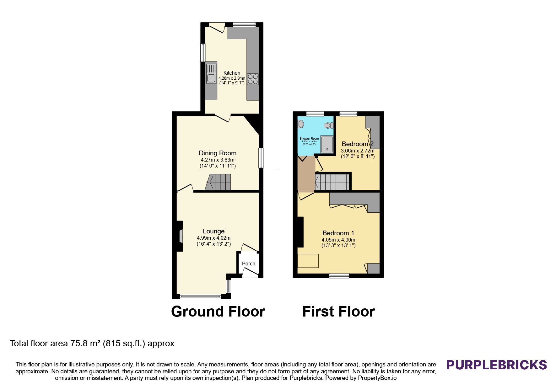 67, Onslow Road, Blackpool floorplan
