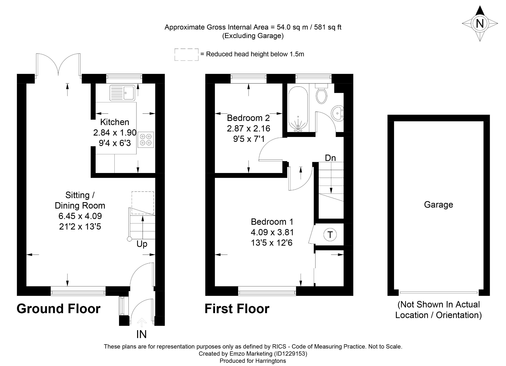 16 Derwent Close, Horndean, Waterlooville floorplan