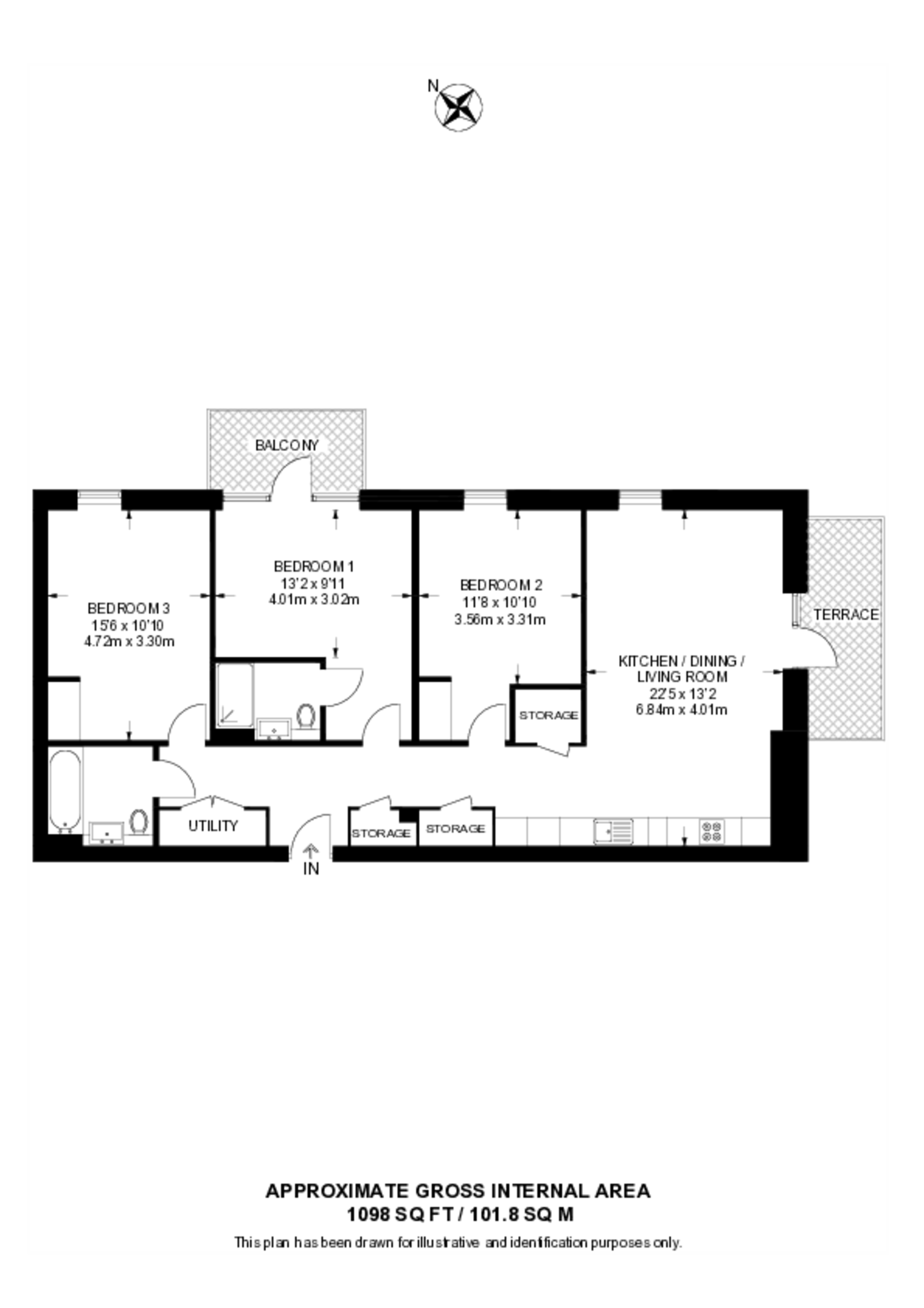 Millet Place, Royal Docks floorplan