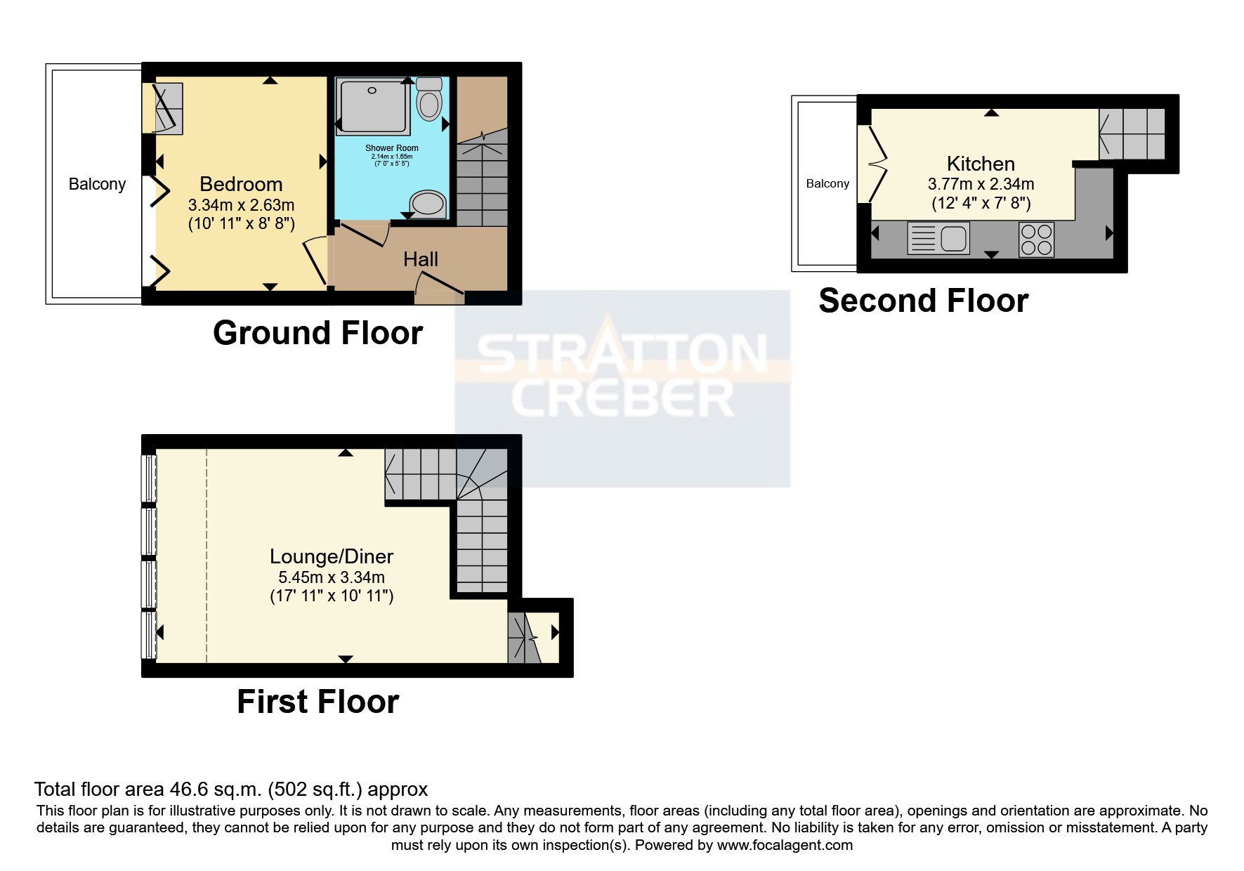 3 Golden Bay Apartments,, Pentire Avenue, Cornwall floorplan