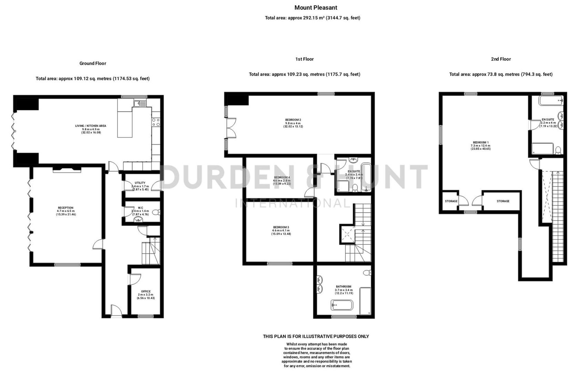 2a Mount Pleasant Road, Chigwell floorplan