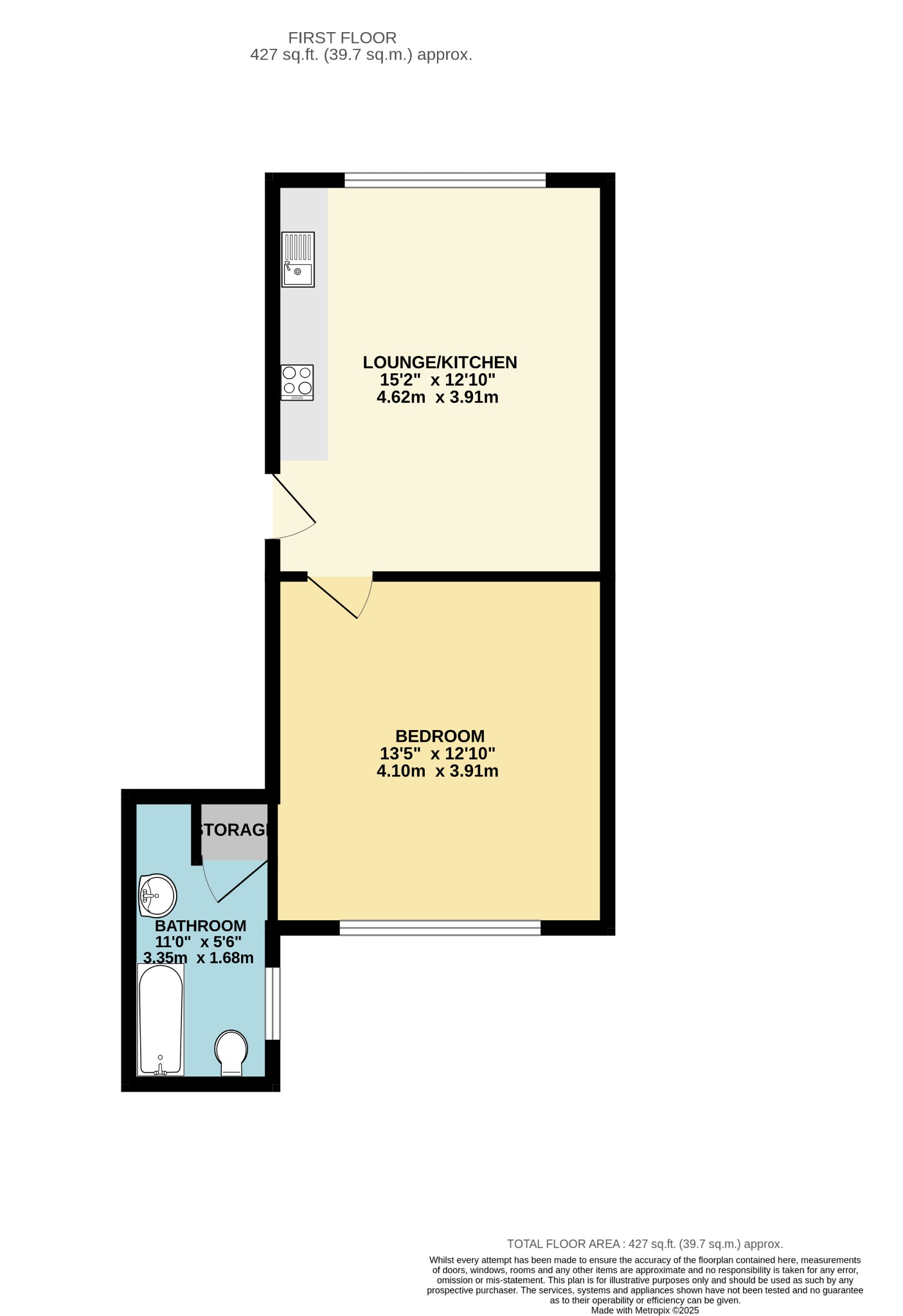 Flat 2, 7 Spencer Road, Dorset floorplan