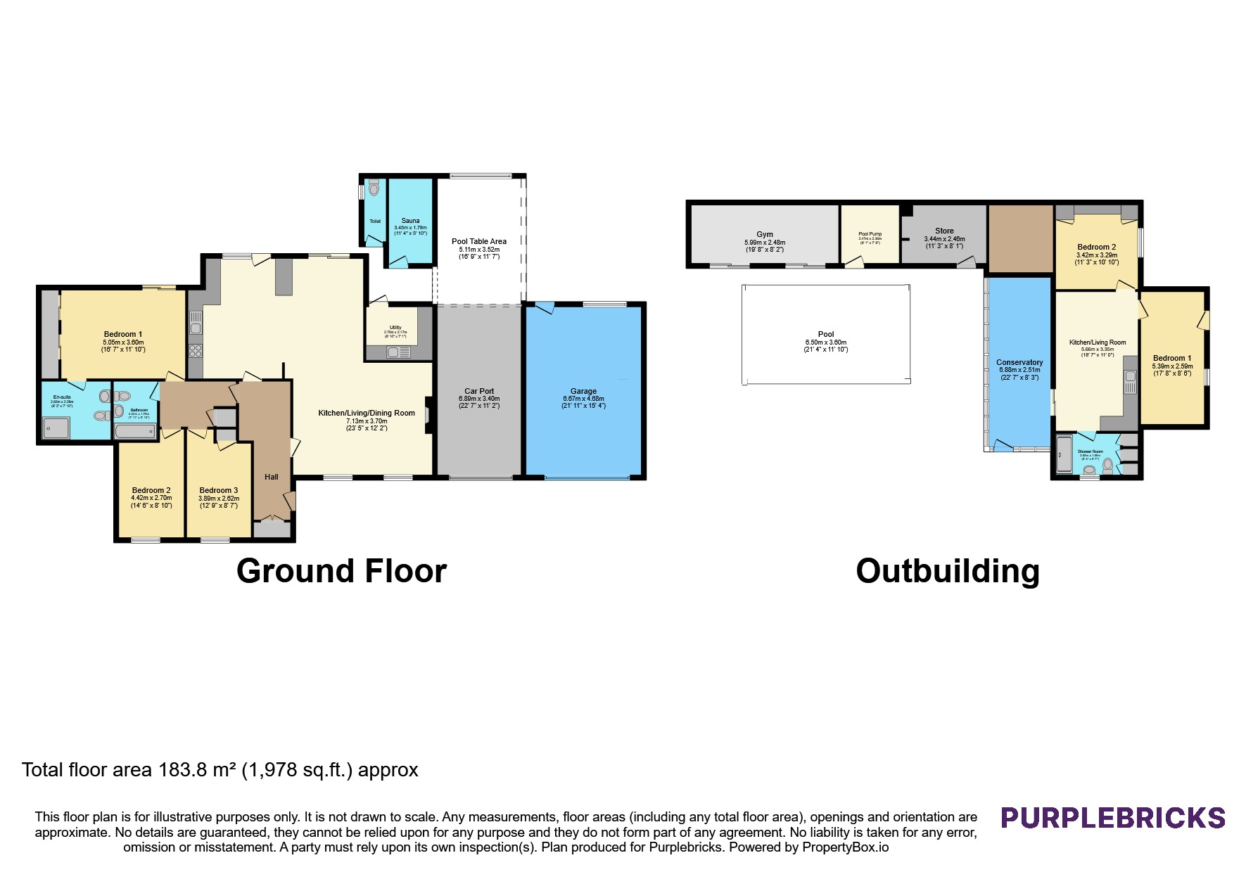 The Bungalow, Boyton End, Stoke by Clare, Sudbury floorplan