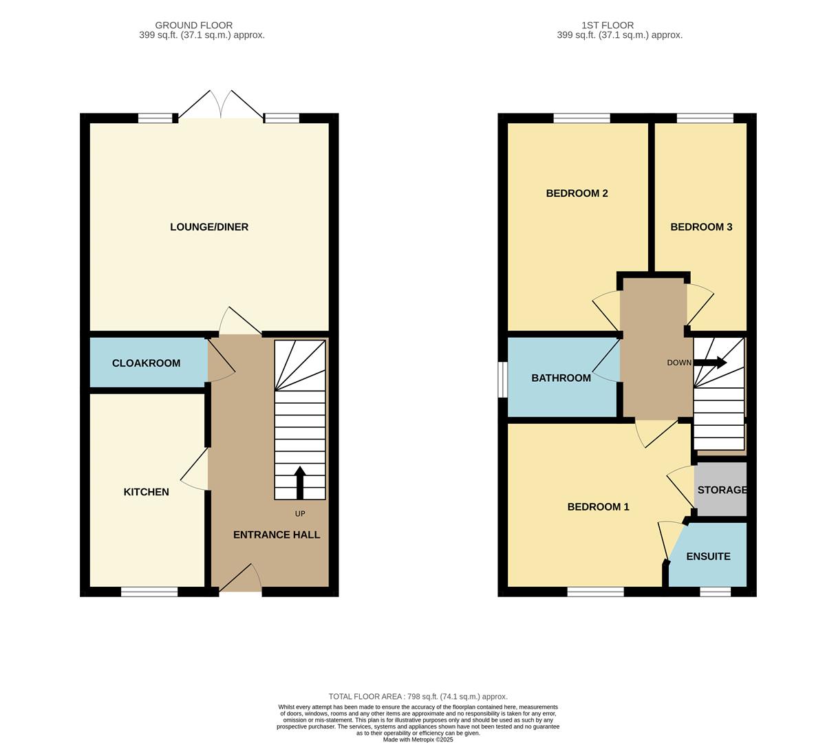 8, Little Court, Burnham-On-Sea floorplan