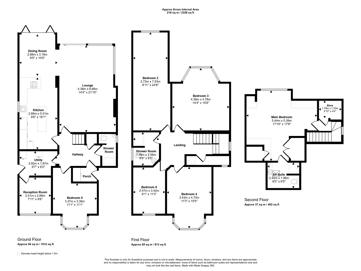 21, Woodland Avenue, Hove floorplan