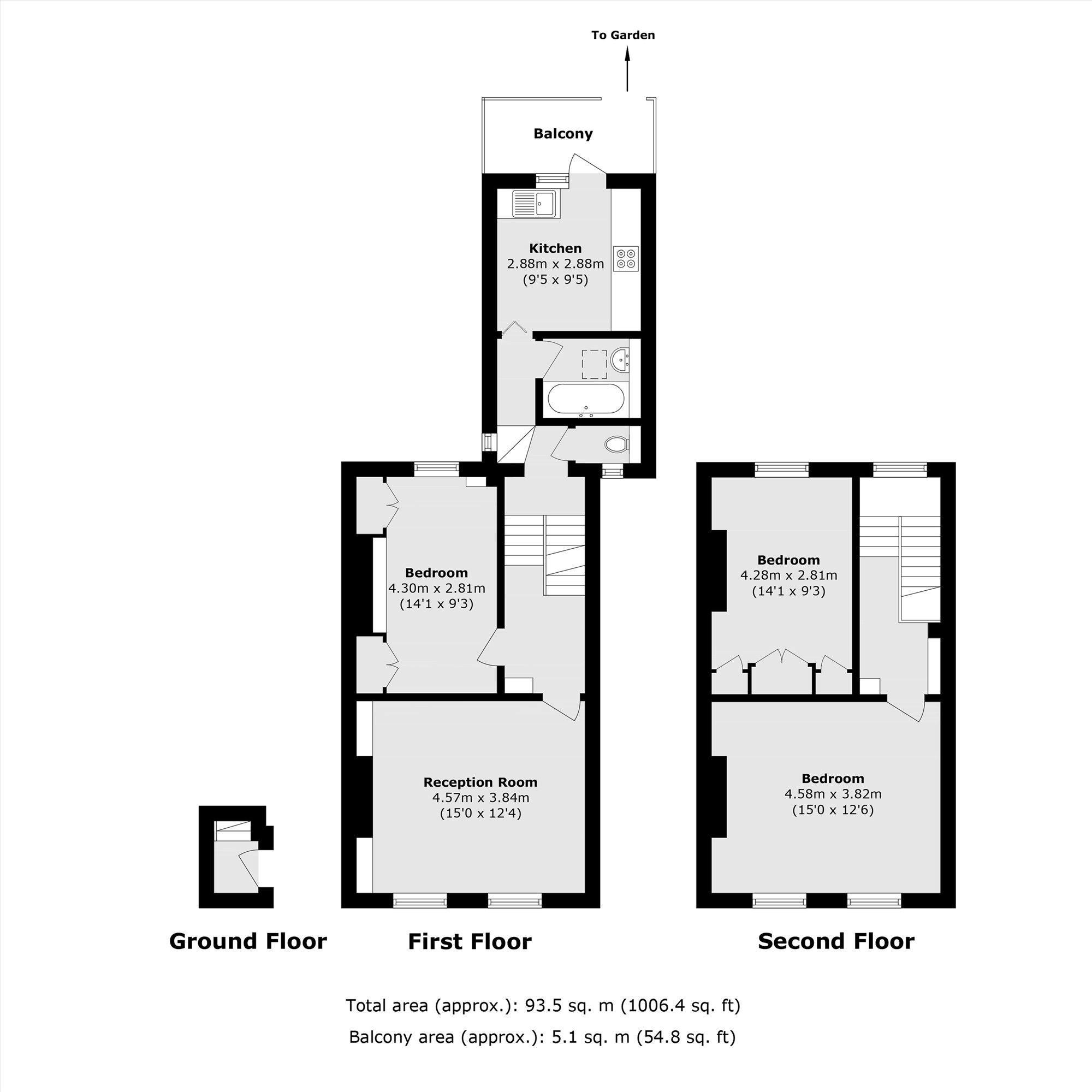 Flat B, 21, Lambton Road, LONDON floorplan