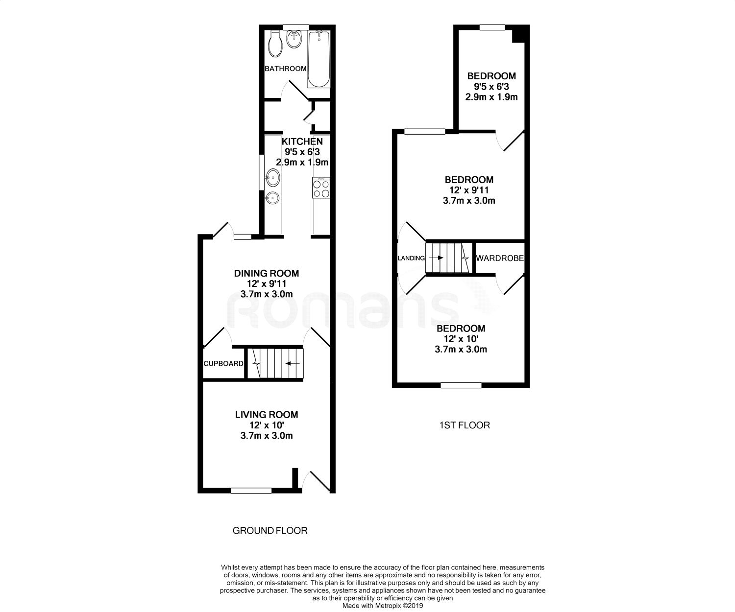 3 Bedrooms Terraced house for sale in Granby Gardens, Reading, Berkshire RG1