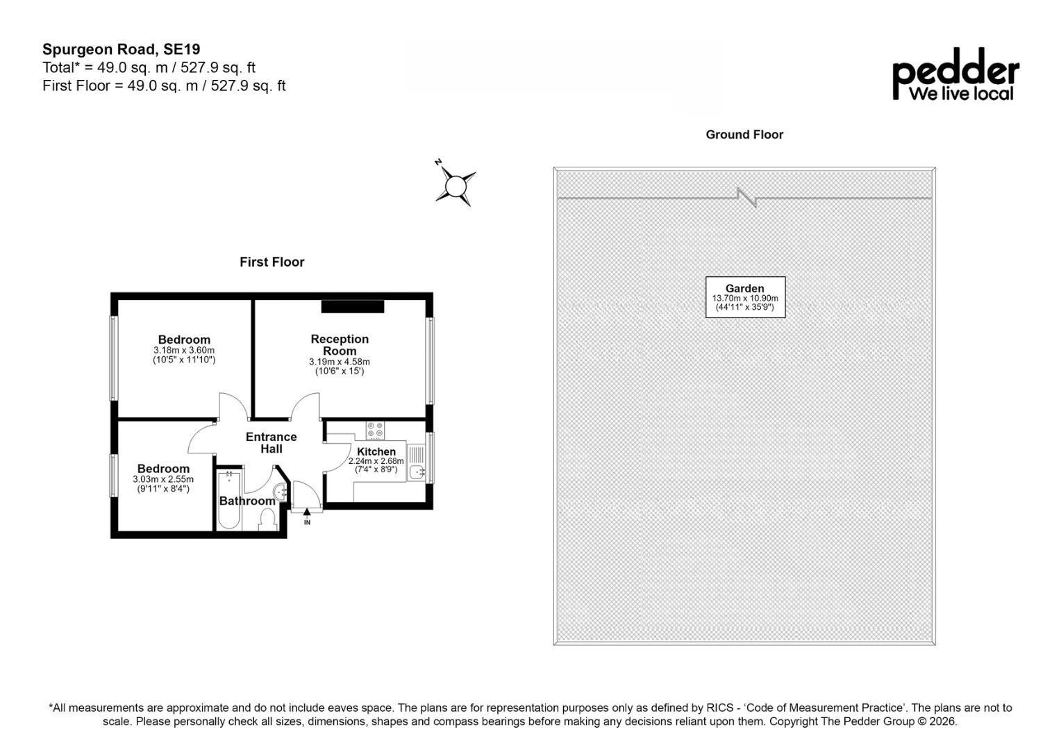 22, Spurgeon Road, London floorplan