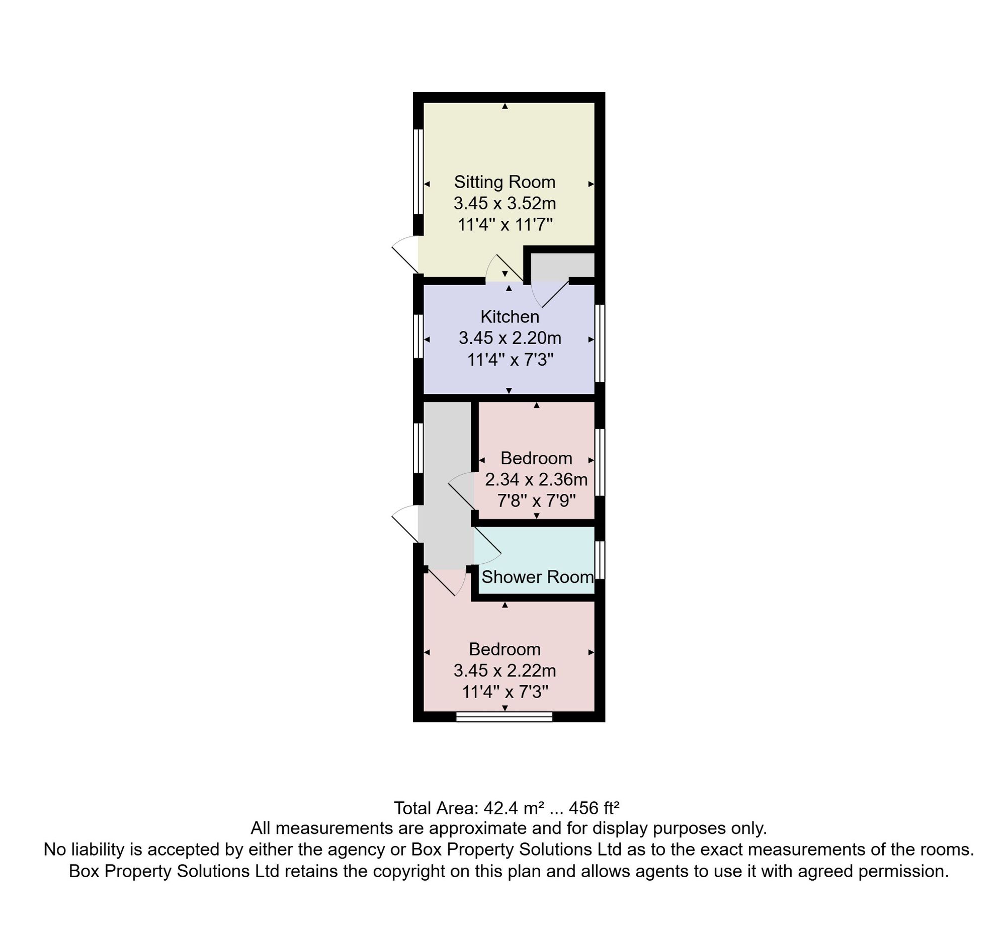 9 West View Village Farm Caravan Site Bilton Lane, Harrogate floorplan