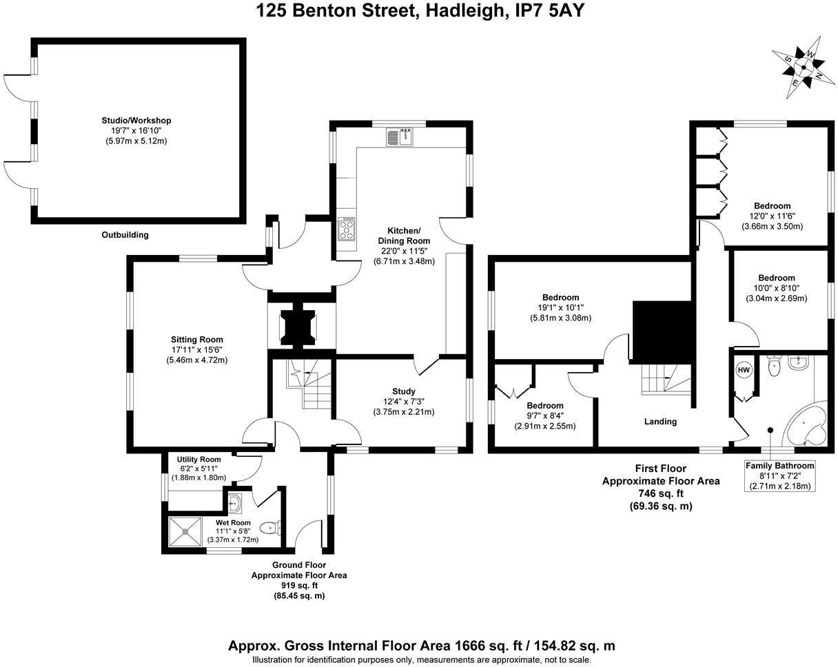 Benton Street, Hadleigh, Ipswich IP7, 4 bedroom detached house for sale